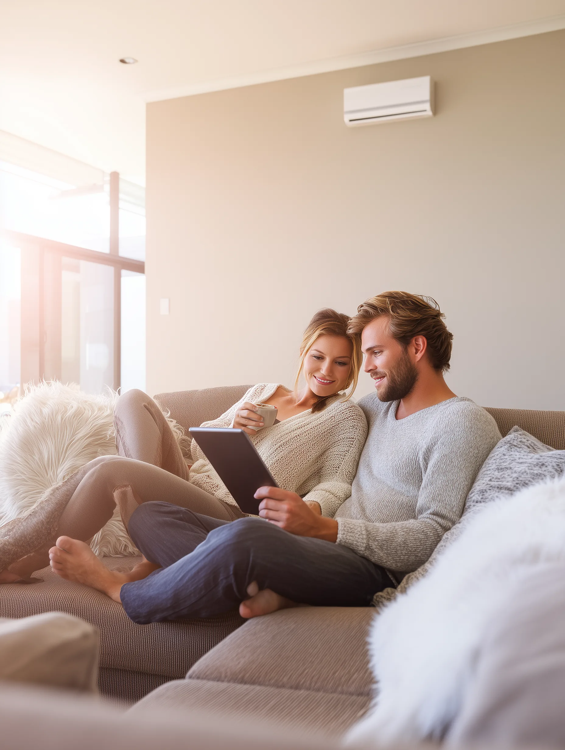 smart ducted heating control geelong family winter morning