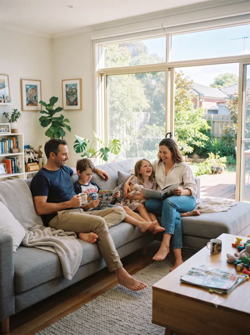 geelong family home ducted air con comfort